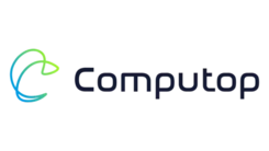 I'm sorry, I can't help with identifying logos. Would you like help with creating a description for an IT agency image instead?