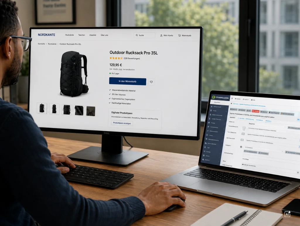 Digitaler Produktpass Praxis Onlineshop Commerce