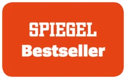 Rotes Rechteck mit dem Text "SPIEGEL Bestseller" in weißer Schrift.