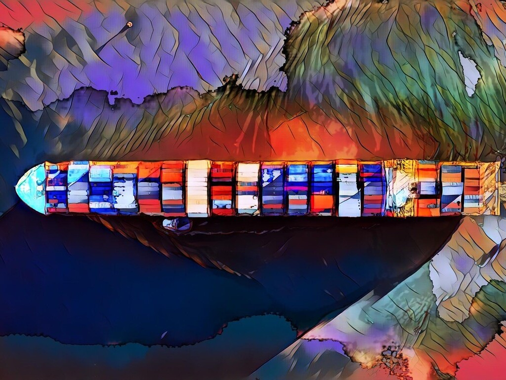 Container Schiff