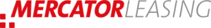 Logo von Mercator-Leasing mit rotem und grauem Text.