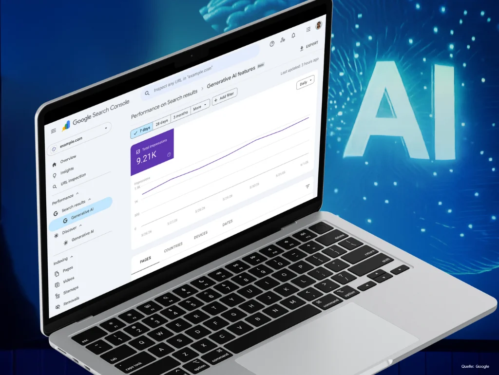 Google AI Performance Report in der Search Console