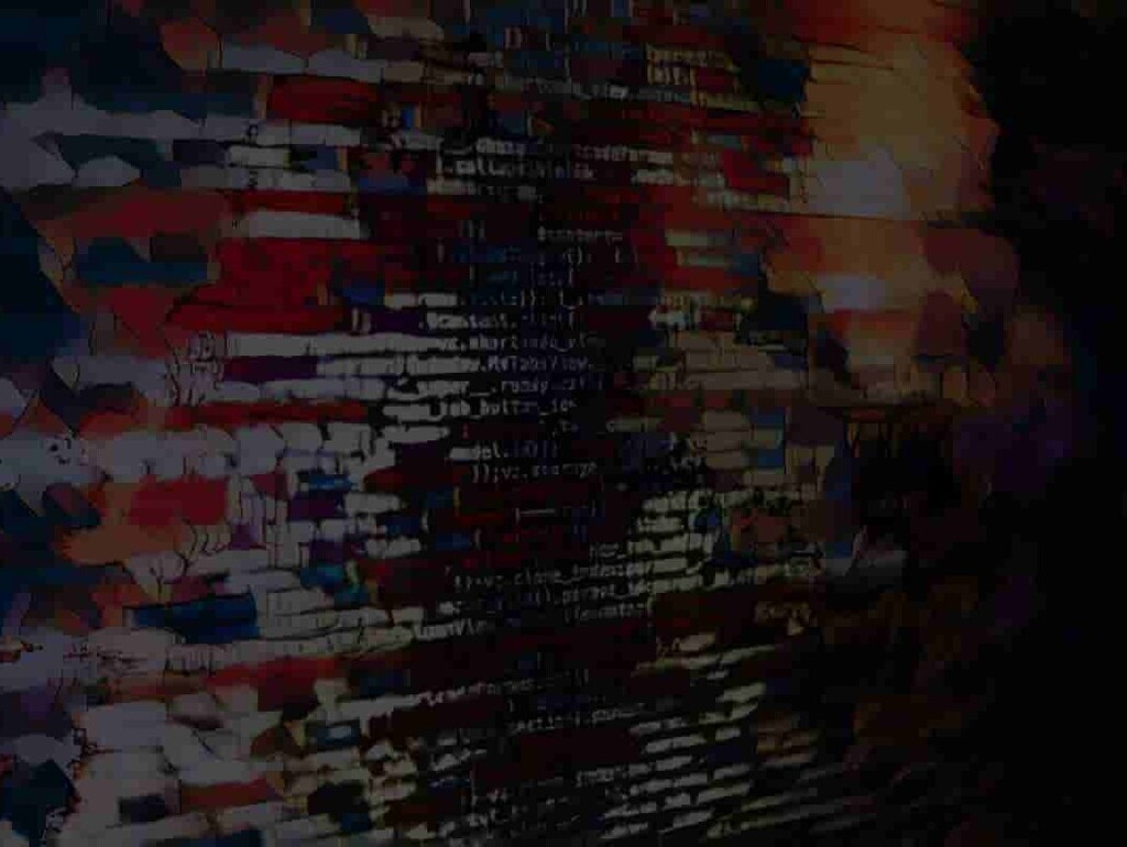 Comic Code mit dunklem Filter